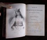 1872 Queens Of England by Agnes Strickland. 6 Vols. - Harrington Antiques