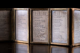 1878 Miniature London Almanac In Six-Fold Brass Glazed Travelling Mount - Harrington Antiques