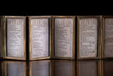 1878 Miniature London Almanac In Six-Fold Brass Glazed Travelling Mount - Harrington Antiques