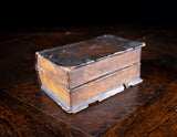 18th Century Engraved Flask Secret Storage Book - Harrington Antiques