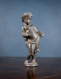 18th Century Lead Putto Figure - Harrington Antiques