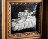 19th Century Limoges Celestial Gilt Enamel Panel - Harrington Antiques