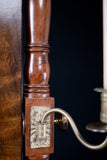 19th Century Mahogany Cheval Mirror - Harrington Antiques