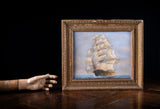 19th Century Oil Of Barque Sailing Ship - Harrington Antiques