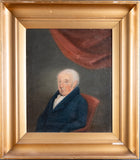 19th Century Portrait Of A Gentleman. Oil on Canvas. - Harrington Antiques