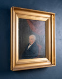 19th Century Portrait Of A Gentleman. Oil on Canvas. - Harrington Antiques