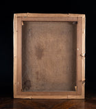 19th Century Portrait Of Young Man By Desk. Naive School. - Harrington Antiques