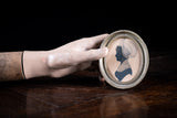 Early 19th Century Gilded Silhouette Portrait Of A Lady
