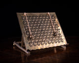 Folding Enamel Coated Brass Book Rest / Lectern, c.1890