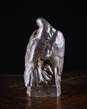 Frederique Cederlund-Ozanne (1880-1966) - Nickel Bronze Embracing Pigeons