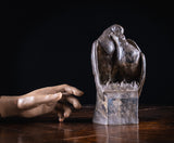 Frederique Cederlund-Ozanne (1880-1966) - Nickel Bronze Embracing Pigeons