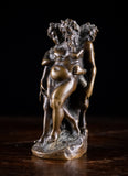 After Pierre Legros The Elder (1629-1714) - Bronze Silenus, Pan & Nereid