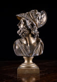 Gilt Bronze Bust Of Ajax, c.1880