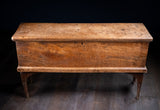 17th Century Elm Six Plank Coffer