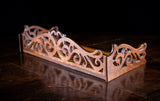 Rosewood & Tunbridgeware Folding Book Stand, c.1860
