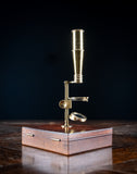 'Cary-Gould Type' Brass Pocket Microscope, London, c.1830