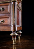 Miniature Louis XVI Mahogany, Bronze & Marble Commode