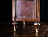 Miniature Louis XVI Mahogany, Bronze & Marble Commode