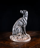 Large 19th Century Cast Iron Dog Doorstop