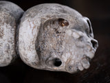 18th Century Carved Skulls Of The Damned