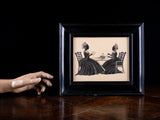 Silhouette of Two Ladies, Signed & Dated 1837.