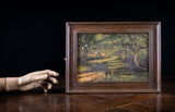 A Woodland Path. Signed N. Dunning, 1922.