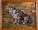 John Murray Thomson R.S.A R.S.W (Scottish, 1885-1974) - Portrait Of A Terrier