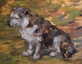 John Murray Thomson R.S.A R.S.W (Scottish, 1885-1974) - Portrait Of A Terrier