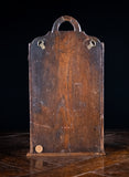 Large Elm Double Compartment Candle Box, c.1800