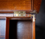 Arts & Crafts Oak Brass Work Table