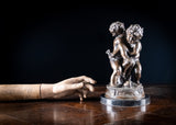 After Jean Baptiste Pigalle (1714–1785) - Eros and Anteros Fighting Over Heart - Harrington Antiques