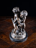 After Jean Baptiste Pigalle (1714–1785) - Eros and Anteros Fighting Over Heart - Harrington Antiques