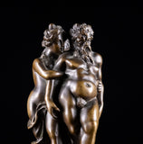 After Pierre Legros The Elder (1629-1714) - Bronze Silenus, Pan & Nereid - Harrington Antiques