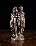 After Pierre Legros The Elder (1629-1714) - Bronze Silenus, Pan & Nereid - Harrington Antiques