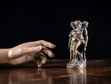 After Pierre Legros The Elder (1629-1714) - Bronze Silenus, Pan & Nereid - Harrington Antiques