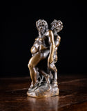 After Pierre Legros The Elder (1629-1714) - Bronze Silenus, Pan & Nereid - Harrington Antiques