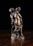 After Pierre Legros The Elder (1629-1714) - Bronze Silenus, Pan & Nereid - Harrington Antiques