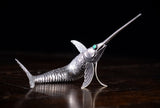 Articulated Silver Swordfish, c.1940 - Harrington Antiques