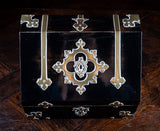 Coromandel Stationary Box by W. Leuchars, London. C.1860 - Harrington Antiques