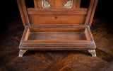 Early Victorian Oak & Brass Hall Stick Stand by James Shoolbred & Co - Harrington Antiques