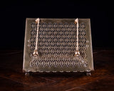 Fine Enamel Coated Brass Book Rest / Lectern, c.1890 - Harrington Antiques