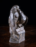 Frederique Cederlund-Ozanne (1880-1966) - Nickel Bronze Embracing Pigeons - Harrington Antiques