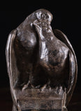 Frederique Cederlund-Ozanne (1880-1966) - Nickel Bronze Embracing Pigeons - Harrington Antiques