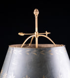 French Gilt Brass Bouillotte Candle Lamp - Harrington Antiques