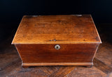 George III Oak Box / Chest - Harrington Antiques