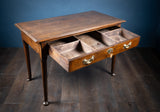 George III Oak Writing Table - Harrington Antiques