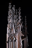 Gothic Carved Oak Hanging Shelf, c.1880 - Harrington Antiques