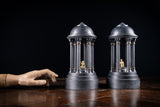 Grand Tour Bronze & Slate Temple Models, c.1880 - Harrington Antiques