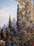 James Jerome Miller (fl.1875 - 1900) - Pair Of Country Gardens. Oil. - Harrington Antiques