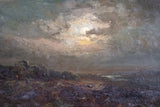 John Falconar Slater (1857 - 1937) - Moonlight Coastal Landscape - Harrington Antiques